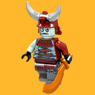 积木GA125暴雪剑士幻影忍者冰皇第三方益智儿童玩具拼装战士模型