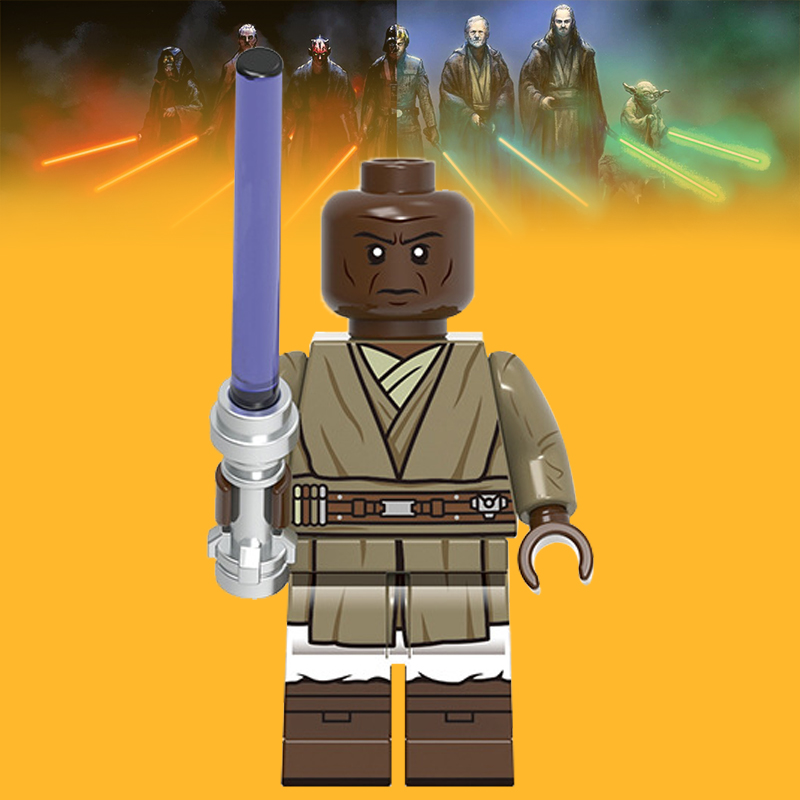 积木星球大战G0061梅斯·温杜绝地武士第三方益智拼装人仔玩具