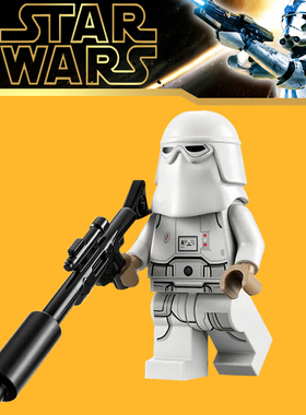 星球大战KM66038雪地兵75320侦察兵SW1178第三方拼装积木人仔玩具