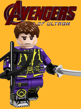 积木人仔漫威复仇者联盟超级英雄鹰眼浪人第三方拼装玩具GD241