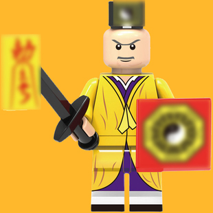 电影僵尸先生一眉道长林正英MOC第三方拼装积木人仔玩具ZY425