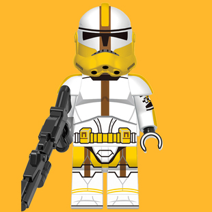 星球大战1602积木人仔327军团指挥官布莱第三方男孩拼装儿童玩具