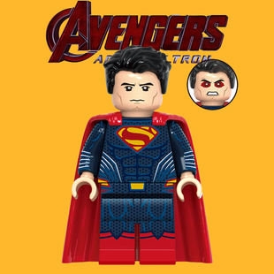 正义联盟积木2009超人正义联盟第三方益智拼装人仔人偶儿童玩具