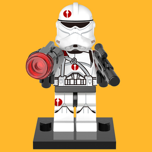 兼容乐高积木人仔星球大战克隆兵629耐尤指挥官白兵儿童拼装玩具