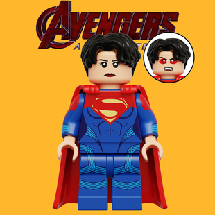 适用小颗粒积木XP544女超人正义联盟第三方拼装 人仔儿童玩具