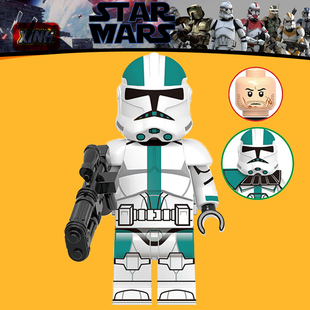 星球大战人仔1797豪泽上尉第三方克隆人队长拼装儿童玩具积木