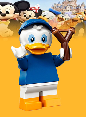 迪士尼71024抽抽乐第2季WM744杜儿小鸭第三方积木人仔拼装玩具