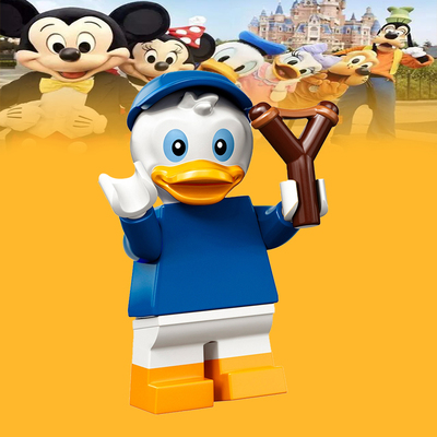 迪士尼71024抽抽乐第2季WM744杜儿小鸭第三方积木人仔拼装玩具