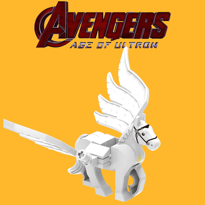 复联4战马益智玩具拼装积木