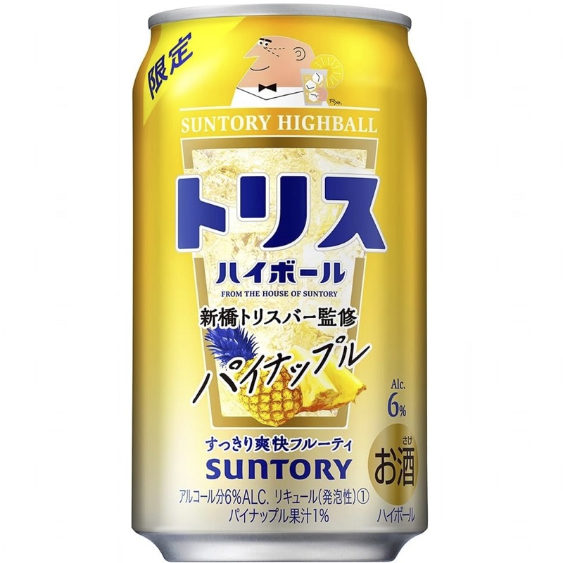 日本进口 SUNTORY 三得利 TORYS 威士忌调酒 菠萝RTD 350ml 限定