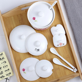 瑕疵品家用厨房用品餐馆陶瓷调料罐辣椒盒盐罐调味盒特价 盖子配件