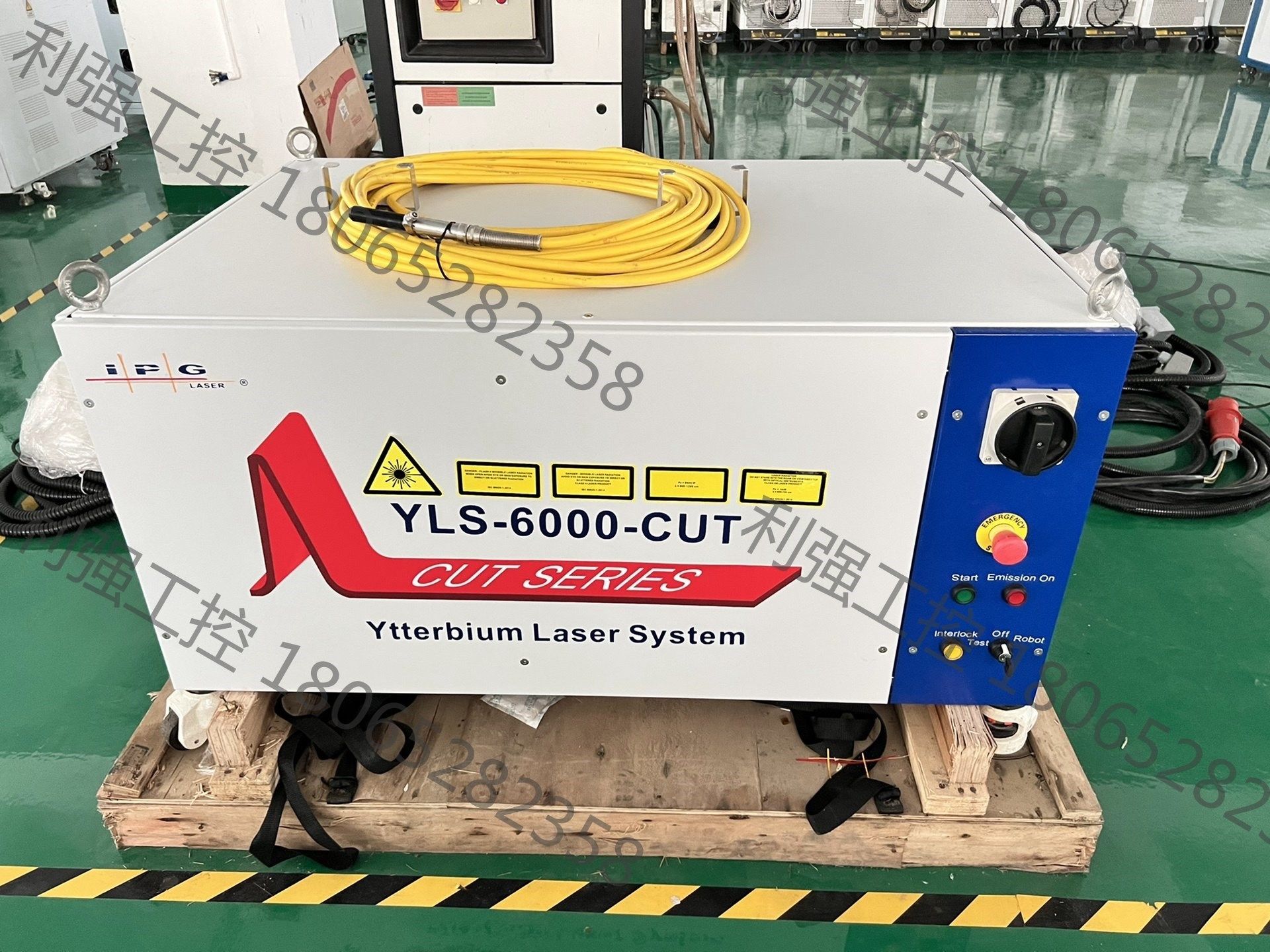 ipg激光器,yls-6000-cut 满额功率,图片实拍