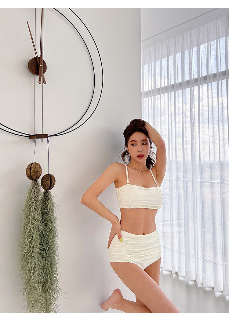 分体三角泳衣女夏小胸聚拢性感比分体泳衣