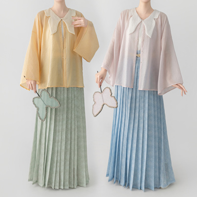 观止织造明宋混搭日常春夏汉服