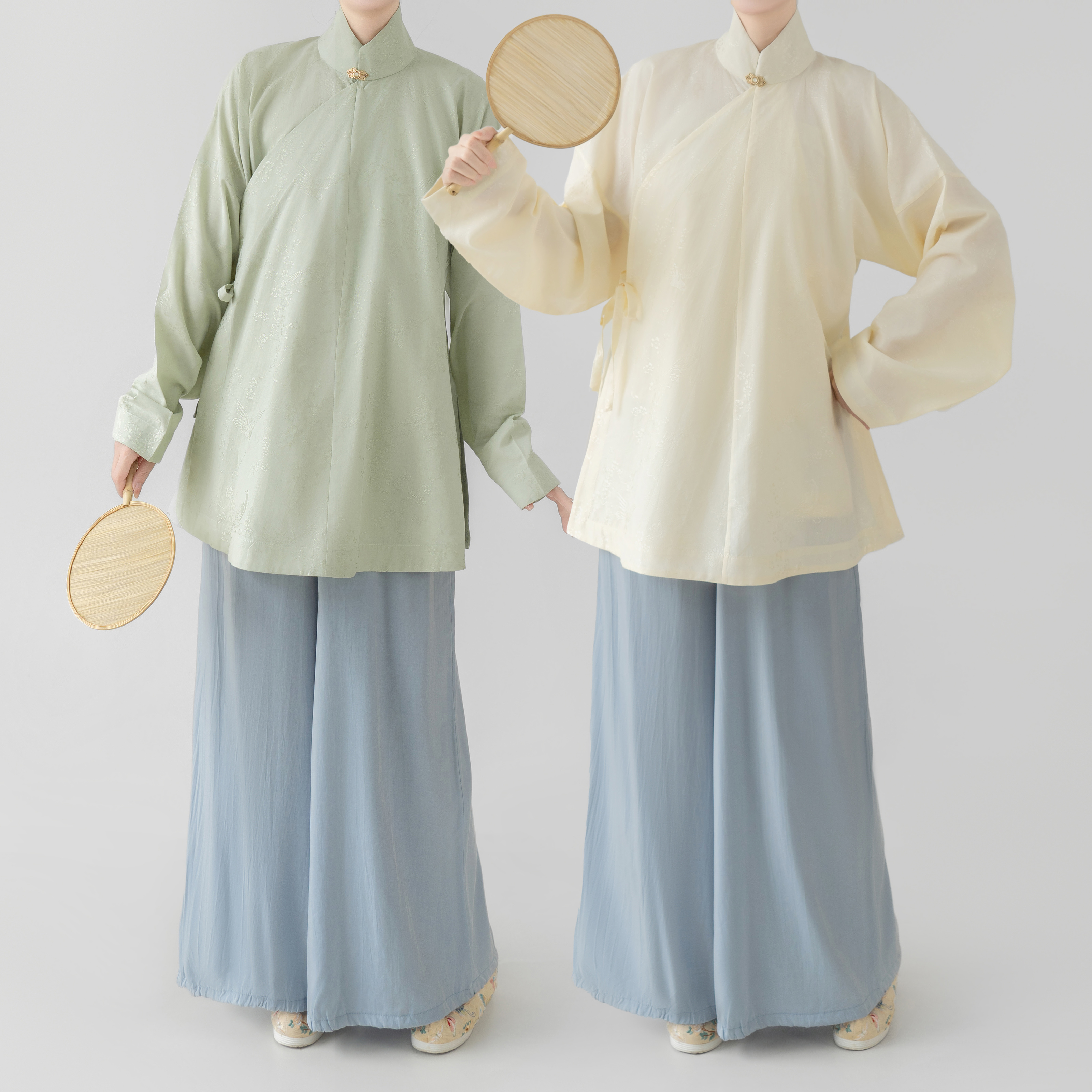 观止织造明文物汉服立领日常百搭