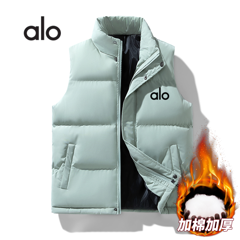 冬季纯色马甲美式立领男女夹棉马甲百搭保暖上衣无袖防风叠穿外套