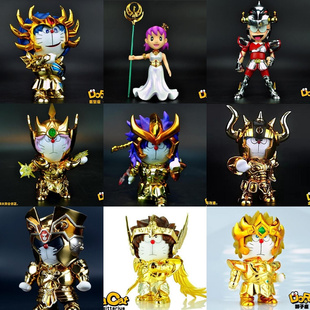 机器猫叮当多啦A梦黄金圣斗士COS金牛双子巨蟹射手静香大雄手办