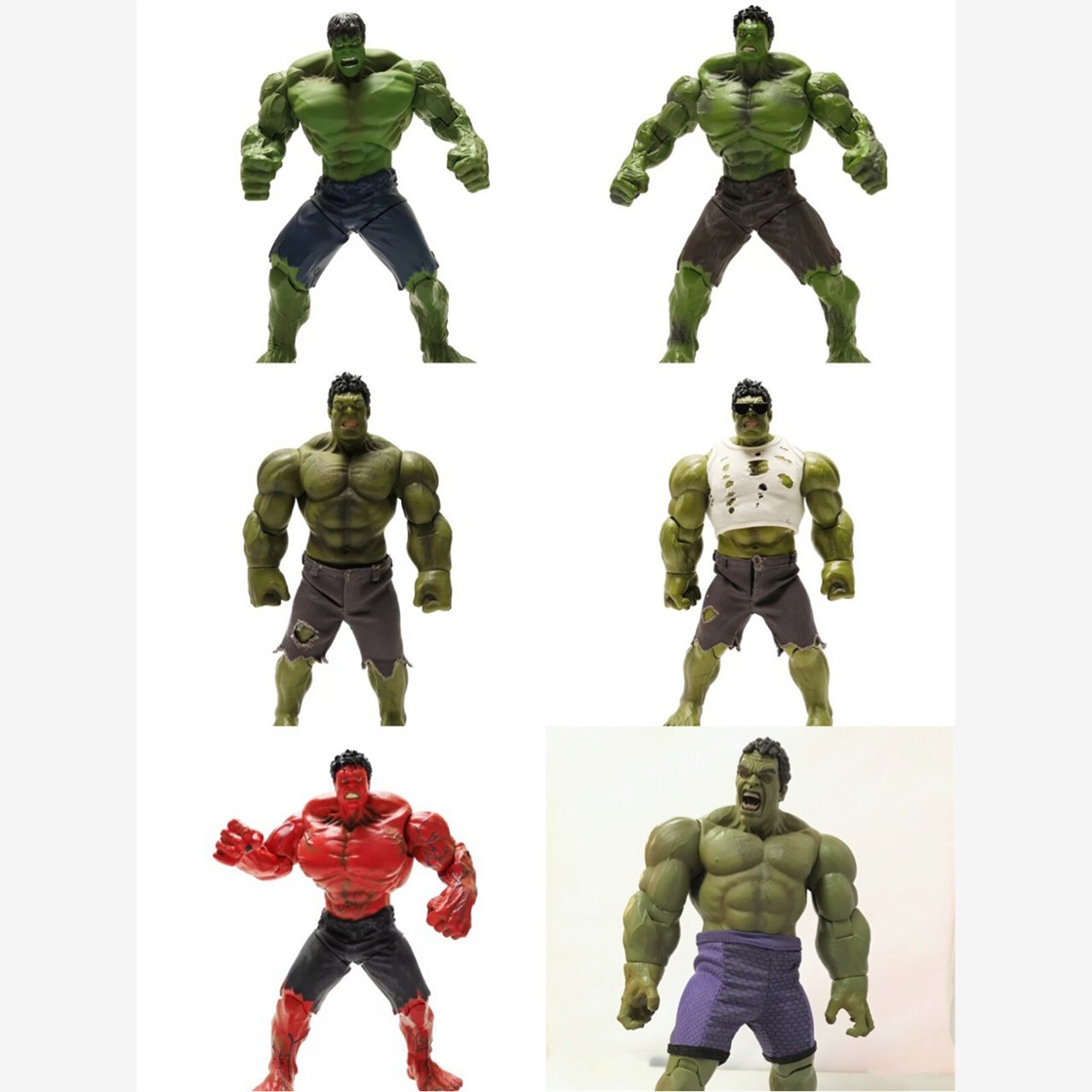 复仇者10寸6款关节可动绿