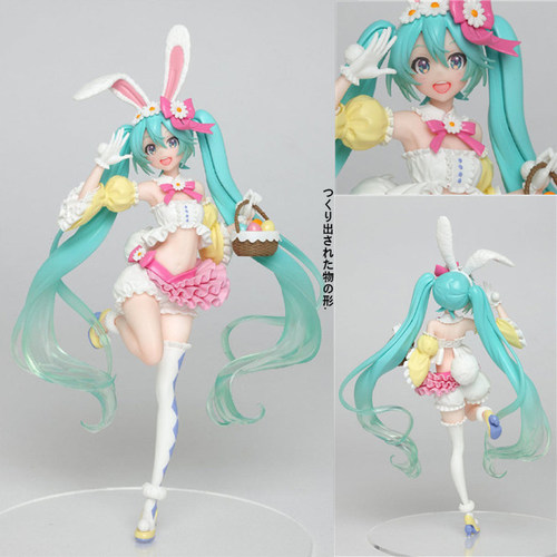 中秋明月赛车初音模型人偶公仔