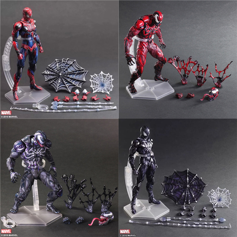 marvel国产毒液超可动手办摆件