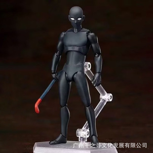 figma SP-089 名侦探柯南 真 犯人 黑衣人 可动手办 人偶模型玩具