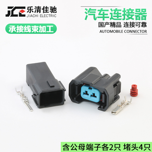DJ70222A-2.2-11/21 国产连接器适用于汽车喷油嘴插头6189-0533