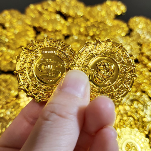 阿母兹特克海盗金币儿童游戏币