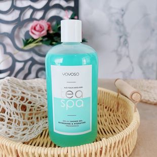 全身磨砂抛光大法~YOYOSO清新水感香氛磨砂沐浴露水浴茶香500ml