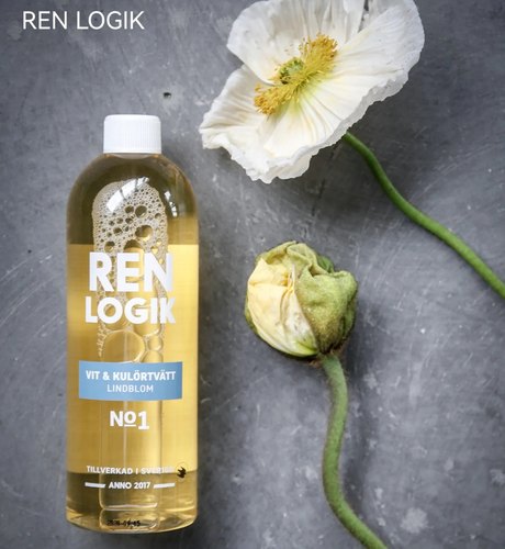 高货洗衣液~瑞典进口REN LOGIK白色 彩色衣物洗衣液750ML27年03月