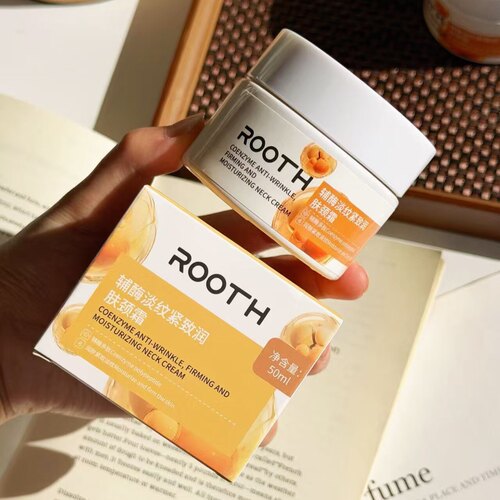颈纹橡皮擦~ROOTH辅酶淡纹紧致润肤颈霜滋润焕亮美颈霜50ml