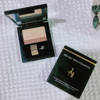 高质感 经典色系眼影盘~韩国J家精巧渐变三色眼影盘带刷子新手02#