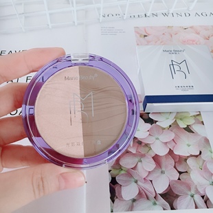 跳楼价 一盘解锁立体小V脸~玛丽佳人光影双色修容盘高光阴影