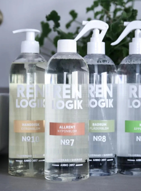 瑞典进口~REN LOGIK7号玫瑰果香温和高效多用途清洁剂750ml26.1