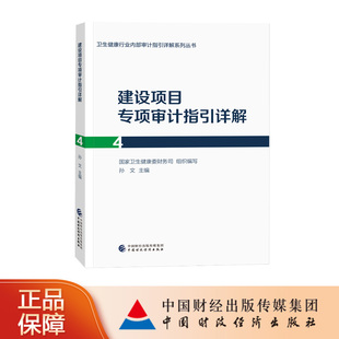 建设项目专项审计指引详解  卫生健康行业内部审计指引详解系列丛书 国家卫生健康委财务司