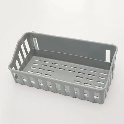 浴室置物架收纳盒墙壁吸盘化妆品塑料免打孔壁挂式单层