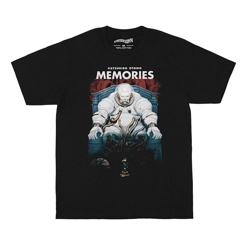 回忆三部曲 t恤 memories今敏大友克洋宽松印花圆领休闲 t-shirt