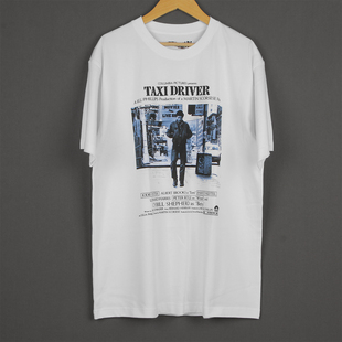 人物休闲圆领短袖 印花男T恤Shirt Driver电影经典 出租车司机Taxi