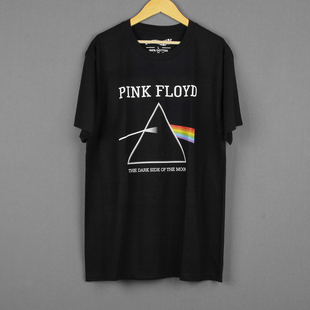 Side The Pink 月之暗面前卫摇滚纯棉短袖 Dark Moon T恤 Floyd