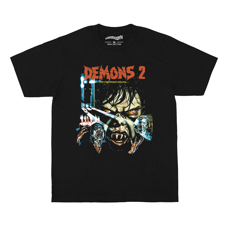 群尸屠城T恤Demons活死人之日George Romero恐怖电影短袖男Shirt