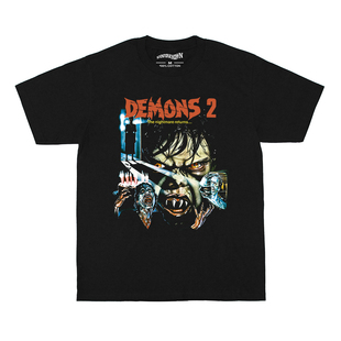 群尸屠城T恤Demons活死人之日George Romero恐怖电影短袖男Shirt