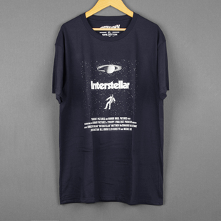Interstellar星际穿越T恤诺兰科幻盗梦空间电影纯棉水洗长袖 短袖