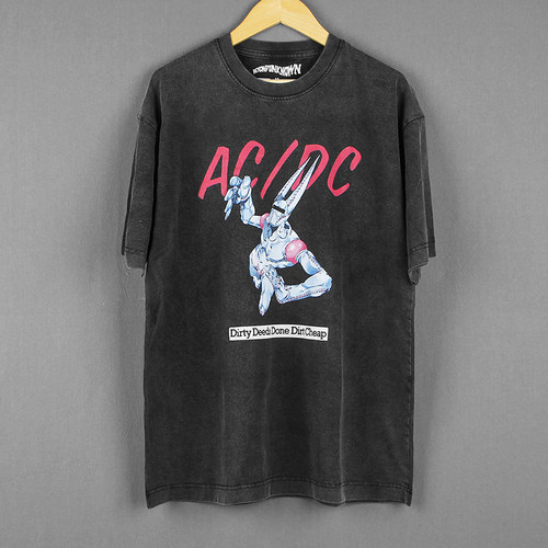 ACDC乐队同名JOJO大总统短袖T恤