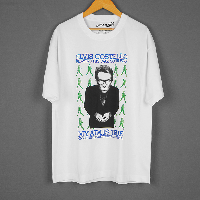 ElvisCostello摇滚歌手短袖T恤