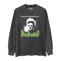 Eraserhead David Lynch movie short-sleeved pure cotton washed long-sleeved American casual men's T-shirt thumbnail 3