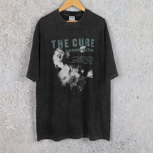 TheCure治疗乐队摇滚纯棉短袖