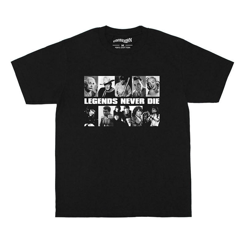 legends never die t恤李小龙爱因斯坦迈克杰克逊阿里 t-shirt