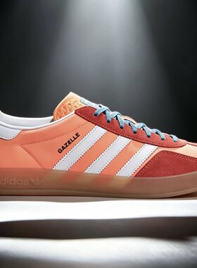 adidas阿迪达斯GAZELLE 德训运动鞋男女休闲运动板鞋T头鞋 HQ9016