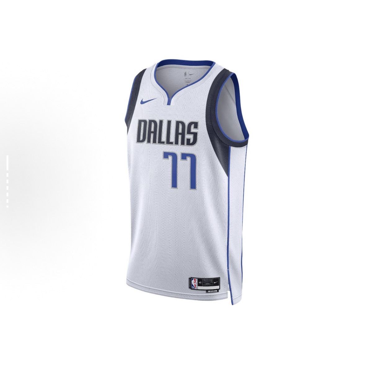 Nike耐克篮球背心男独行侠队东契奇NBA球衣速干无袖T恤DN2074-100
