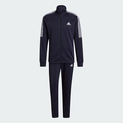 Adidas阿迪达斯 速干休闲简约男子立领长袖运动服套装GT8802