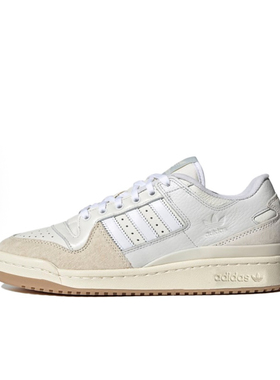 Adidas阿迪达斯三叶草 Forum 男款复古魔术贴低帮休闲板鞋FY7998